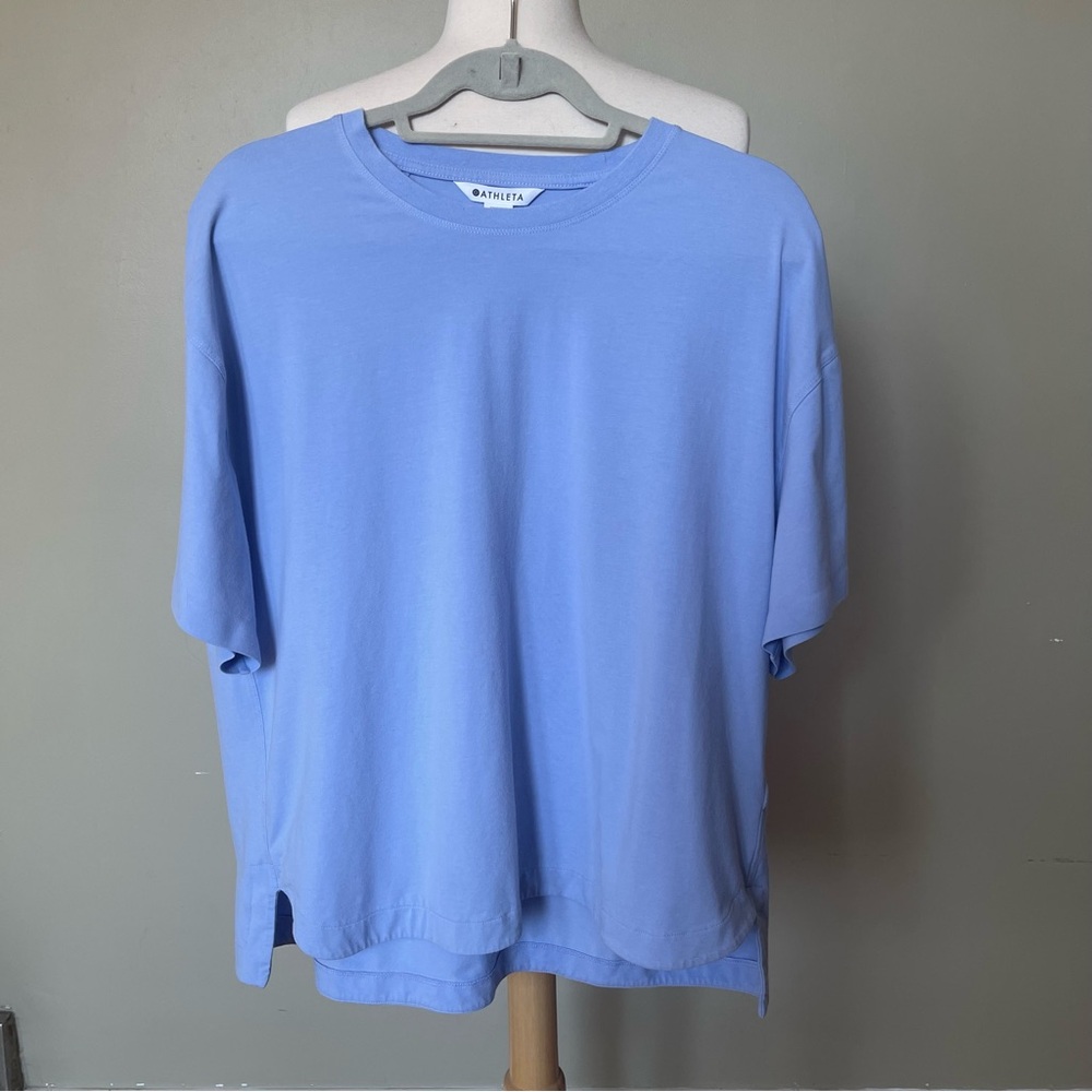 ATHLETA Boxy Cotton Blend T Shirt